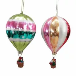 Deals ✨ 6" Assorted Glass Hot Air Balloon Ornament by Ashland® ✨ Christmas 🎁 -Ashland Sale Store 10697823 3