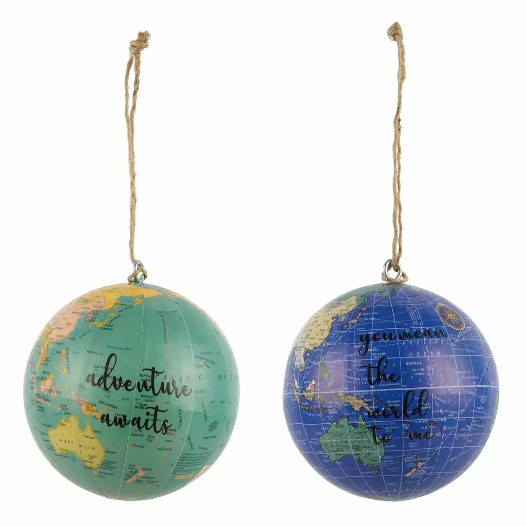 Brand new ⌛ Assorted 3'' Globe Glass ❄ Christmas Ornament by Ashland® 🎉 3 Brand new ⌛ Assorted 3'' Globe Glass ❄ Christmas Ornament by Ashland® 🎉