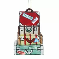 Top 10 👍 Multicolor Glass Suitcase Ornament by Ashland® ❤️