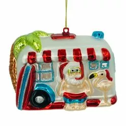 Buy 🧨 Glass Santa's Vacation Ornament by Ashland® ⭐ -Ashland Sale Store 10697970 2