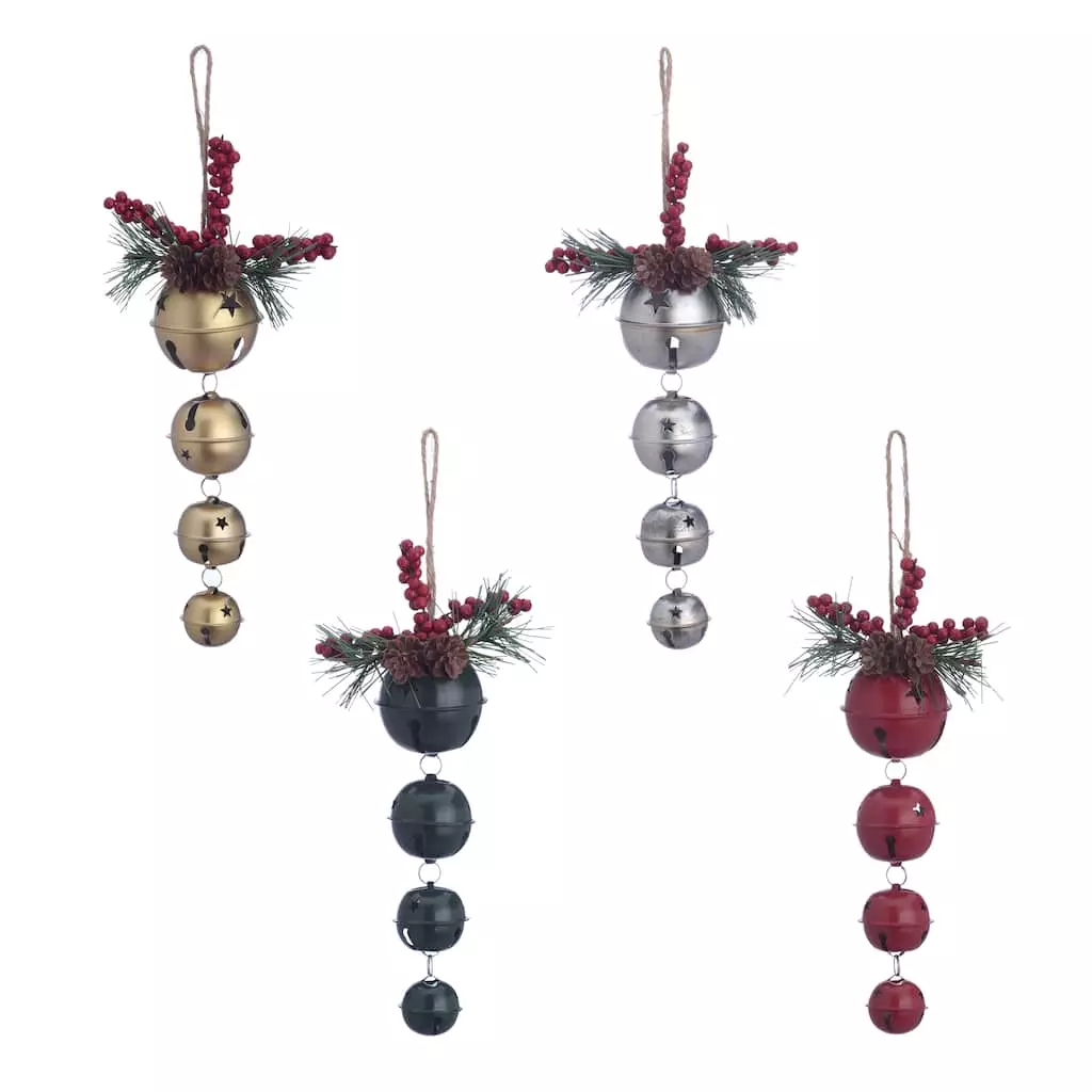 Best Sale ✔️ Assorted Galvanized Dangle Bell Ornament by Ashland® ✔️ 3 Best Sale ✔️ Assorted Galvanized Dangle Bell Ornament by Ashland® ✔️