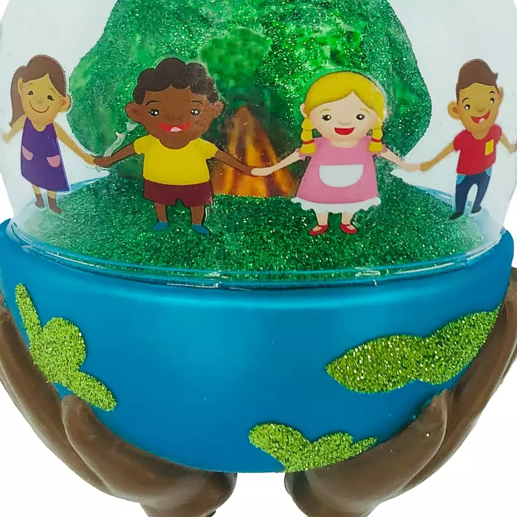 Promo ๐งจ Glass Earth Held in Hands Ornament by Ashland® ๐ 4 Promo ๐งจ Glass Earth Held in Hands Ornament by Ashland® ๐ - Image 2