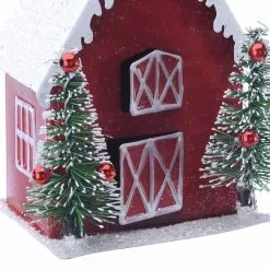 Budget ❤️ 3.25'' Red Barn Metal 😍 Christmas Ornament by Ashland® ⌛ -Ashland Sale Store 10698012 2