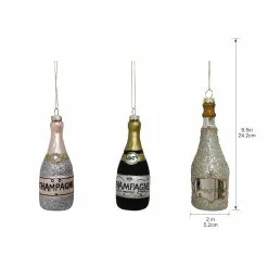 Flash Sale 🧨 Assorted Glass Champagne Ornament by Ashland® ✔️ -Ashland Sale Store 10698041 5