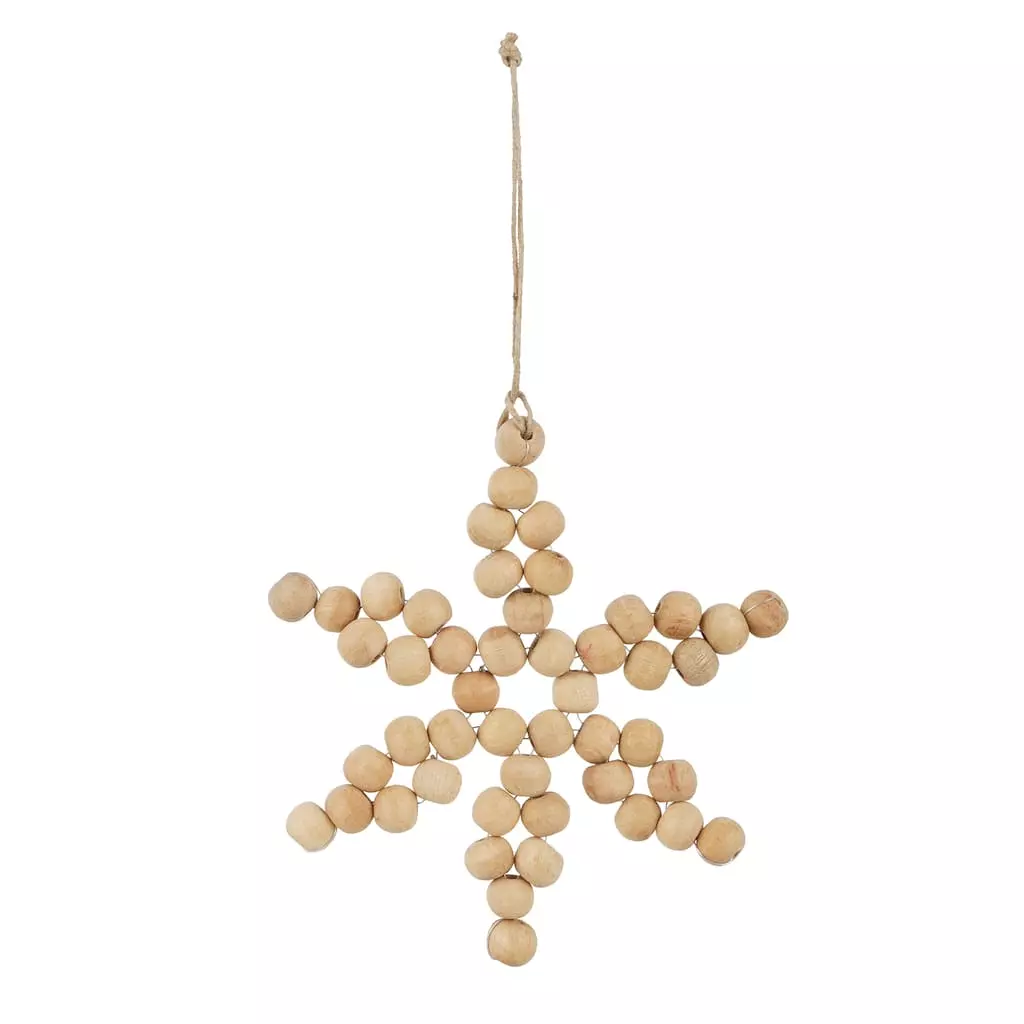 Cheap 😍 5'' Star Wooden Bead Ornament by Ashland® ✨ 3 Cheap 😍 5'' Star Wooden Bead Ornament by Ashland® ✨