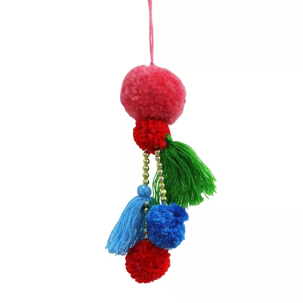 Outlet ⌛ Assorted Fabric Pom-Pom Ornament by Ashland® 👏 5 Outlet ⌛ Assorted Fabric Pom-Pom Ornament by Ashland® 👏 - Image 3