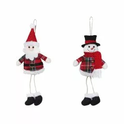 Hot Sale ❤️ Assorted Classic 😀 Christmas Icon Ornament with Dangling Legs by Ashland® 🧨