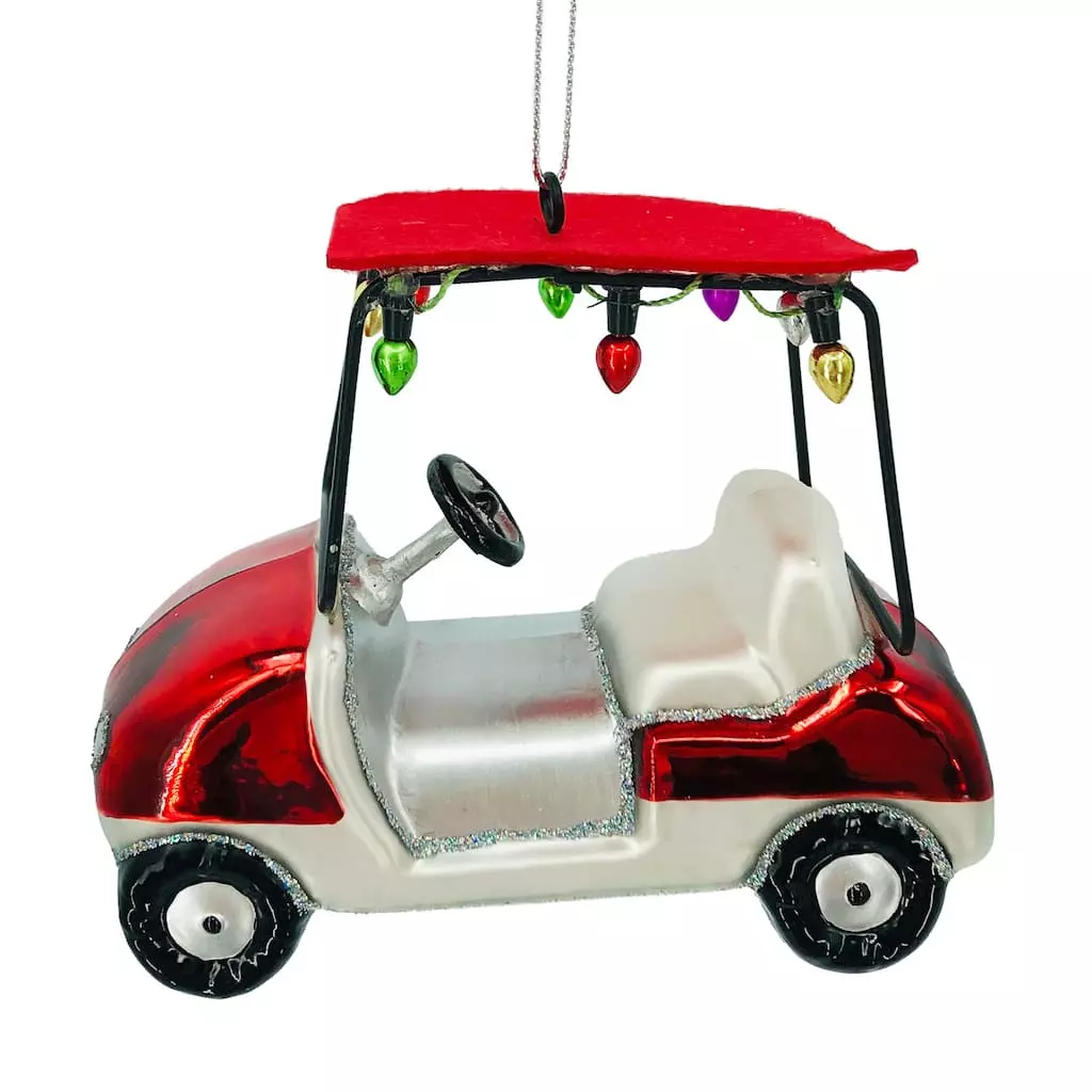 Best Sale ✔️ Glass Golf Cart Ornament by Ashland® 💯 4 Best Sale ✔️ Glass Golf Cart Ornament by Ashland® 💯 - Image 2