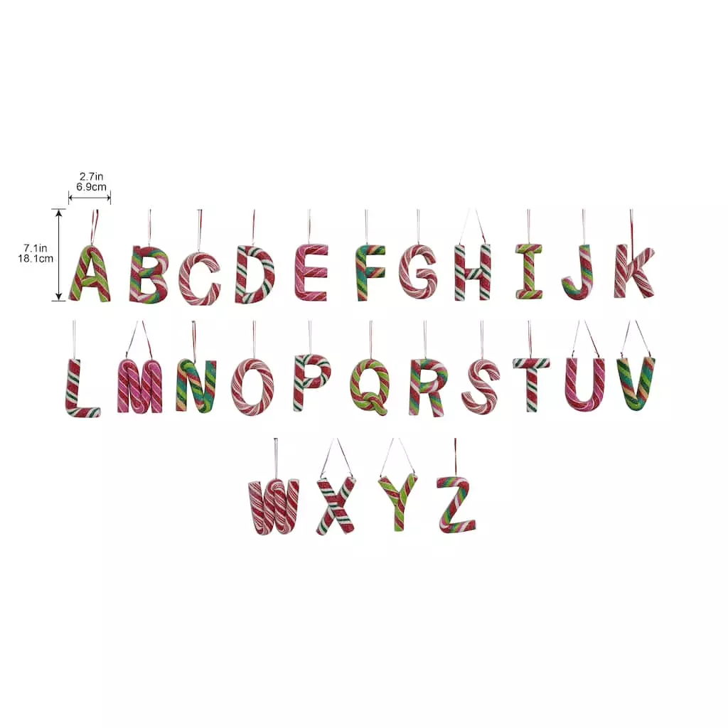 Cheapest ๐ Assorted Monogram Candy Cane Ornament by Ashland® ๐ฅ 6 Cheapest ๐ Assorted Monogram Candy Cane Ornament by Ashland® ๐ฅ - Image 4