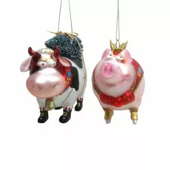 Buy 🔥 Assorted Glass Christmas Farm Animal Ornament by Ashland® 😍