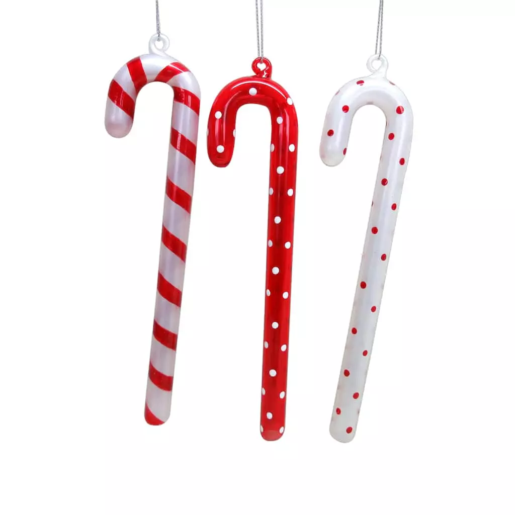 Deals ⭐ Assorted 🧨 Candy Cane Glass Ornament by Ashland® ❤️ 3 Deals ⭐ Assorted 🧨 Candy Cane Glass Ornament by Ashland® ❤️