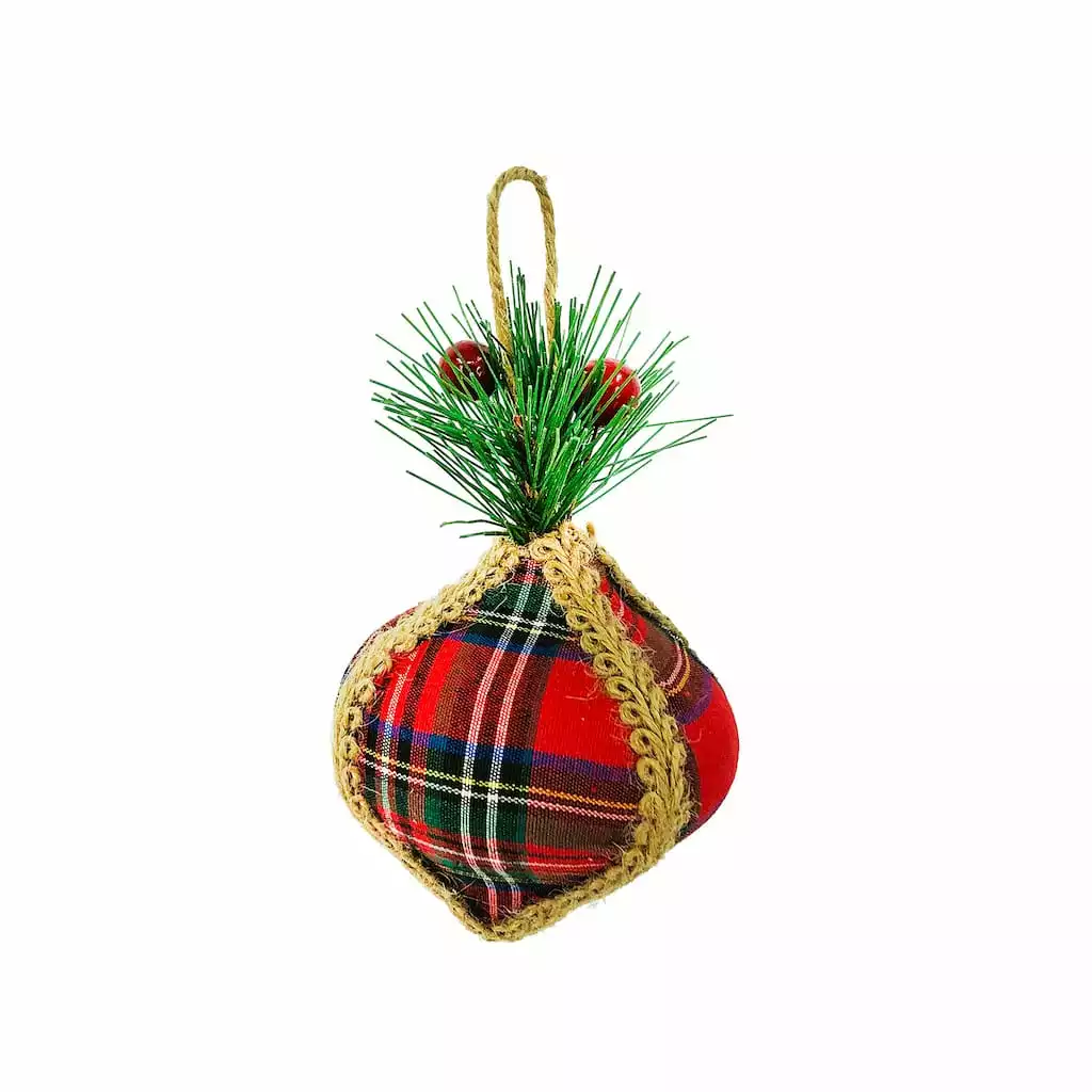 New ⭐ Assorted Plaid Ornament with Holly by Ashland® ✨ 5 New ⭐ Assorted Plaid Ornament with Holly by Ashland® ✨ - Image 3
