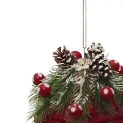 Outlet ✔️ 5.5'' Red Lantern Glass ❄ Christmas Ornament by Ashland® 👍 -Ashland Sale Store 10698395 3