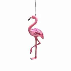 Budget 😍 6" Glass Pink Flamingo Ornament by Ashland® ⭐ -Ashland Sale Store 10698452 2