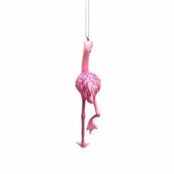 Budget 😍 6" Glass Pink Flamingo Ornament by Ashland® ⭐ -Ashland Sale Store 10698452 3