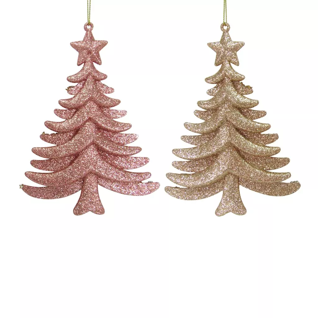 Discount ❤️ Assorted Glittery Plastic Tree Ornament by Ashland® 🧨 4 Discount ❤️ Assorted Glittery Plastic Tree Ornament by Ashland® 🧨 - Image 2