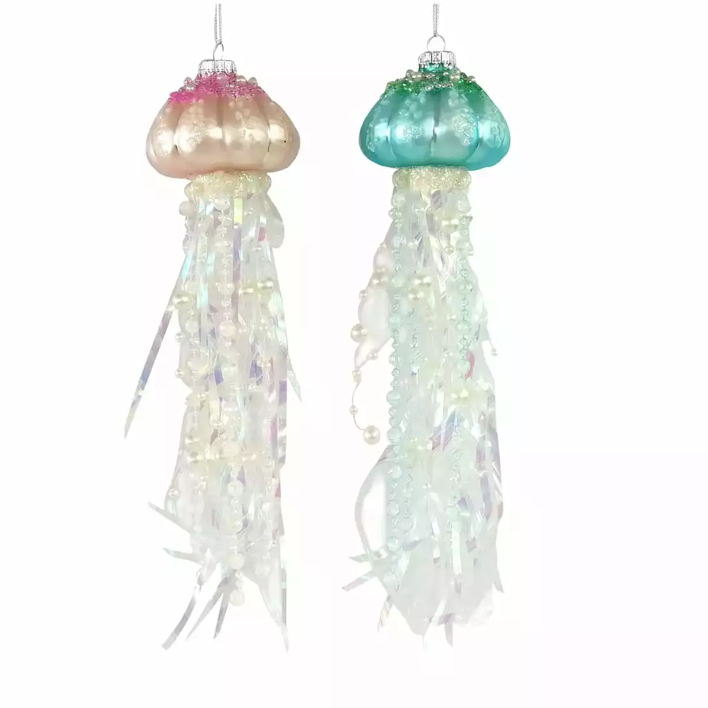 Cheap 🤩 Assorted 10.5" Glass Jellyfish Ornament by Ashland® 🛒 3 Cheap 🤩 Assorted 10.5" Glass Jellyfish Ornament by Ashland® 🛒