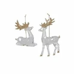 Brand new 😍 Assorted Clear & Glittery Gold Deer Ornament by Ashland® ✨