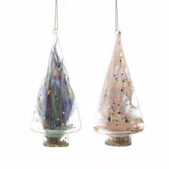Hot Sale 😀 Assorted 6'' Christmas Tree Glass Ornament by Ashland® 🌟