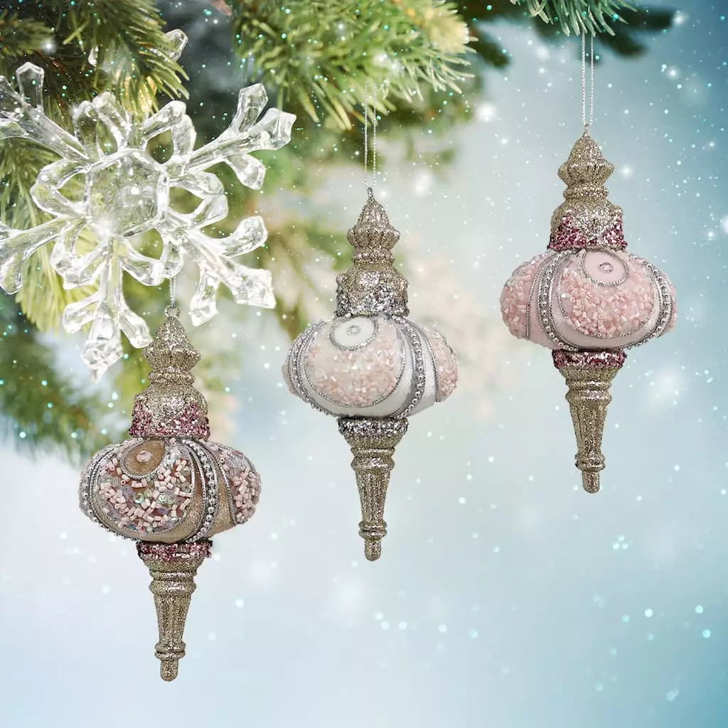 Best Pirce ✔️ Assorted Velvet Finial Ornament by Ashland® 😍 4 Best Pirce ✔️ Assorted Velvet Finial Ornament by Ashland® 😍 - Image 2