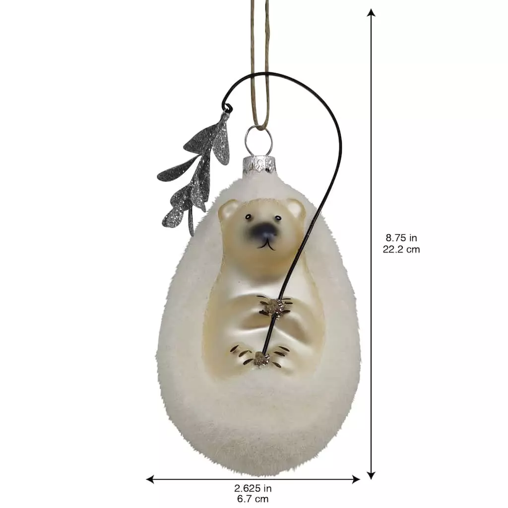 Hot Sale โจ White Glass Hedgehog Ornament by Ashland® ๐ 5 Hot Sale โจ White Glass Hedgehog Ornament by Ashland® ๐ - Image 3