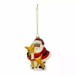 Wholesale 😍 Santa with Deer Ornament by Ashland® 👏