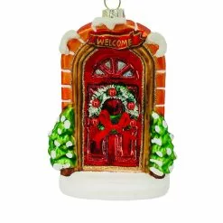 Deals 😉 5'' Christmas Door Collectible Glass Ornament by Ashland® 😀 5 Deals 😉 5'' Christmas Door Collectible Glass Ornament by Ashland® 😀 -Ashland Sale Store 10698550 2