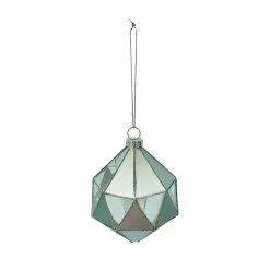 Best deal 🔔 Assorted 4.5'' Geometric Diamond Glass ❄ Christmas Ornament by Ashland® 🧨 -Ashland Sale Store 10698586 4