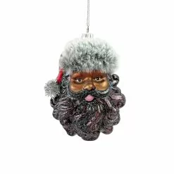 Best reviews of ✨ 5" Glass Santa Head Ornament by Ashland® ❤️
