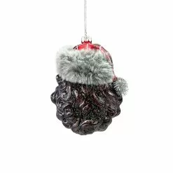 Best reviews of ✨ 5" Glass Santa Head Ornament by Ashland® ❤️ -Ashland Sale Store 10698636 3