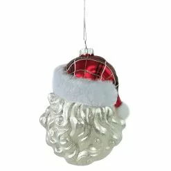 Best Pirce 🔥 5" Glass Santa Head Ornament by Ashland® 🎁 -Ashland Sale Store 10698640 3