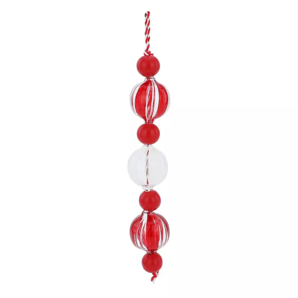 Promo ✔️ Assorted Glass & Wood Peppermint Bubble Ornament by Ashland® 🌟 Christmas ❤️ 4 Promo ✔️ Assorted Glass & Wood Peppermint Bubble Ornament by Ashland® 🌟 Christmas ❤️ - Image 2