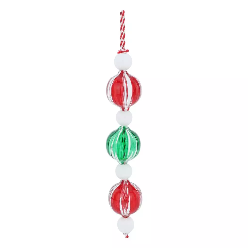 Promo ✔️ Assorted Glass & Wood Peppermint Bubble Ornament by Ashland® 🌟 Christmas ❤️ 6 Promo ✔️ Assorted Glass & Wood Peppermint Bubble Ornament by Ashland® 🌟 Christmas ❤️ - Image 4
