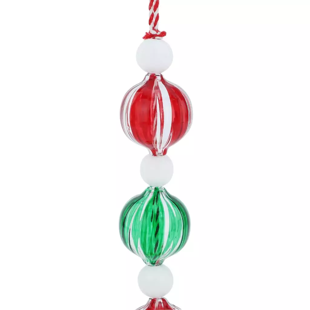 Promo ✔️ Assorted Glass & Wood Peppermint Bubble Ornament by Ashland® 🌟 Christmas ❤️ 7 Promo ✔️ Assorted Glass & Wood Peppermint Bubble Ornament by Ashland® 🌟 Christmas ❤️ - Image 5