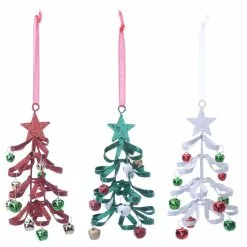 Coupon 💯 Assorted 2.5'' Tree with Bells Collectible Metal Ornament by Ashland® 👍