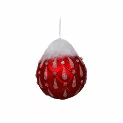 Discount 💯 Glitter & Feather Glass Ball Ornament by Ashland® ✨