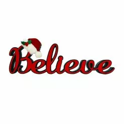 Buy 💯 17'' Believe with Christmas Hat Tabletop Décor by Ashland® ✔️