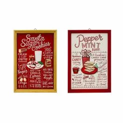 Hot Sale 🎁 Assorted 17.4'' Recipe ❄ Christmas Wall Sign by Ashland® ❤️