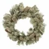 Best deal 🧨 22" Flocked Pine & Pinecone Wreath by Ashland® Christmas 🛒 -Ashland Sale Store 10698871 1