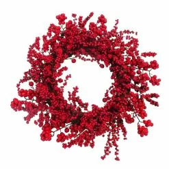 Promo ❤️ 21" Red Berry Wreath by Ashland® 🎁