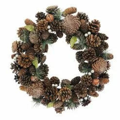 Cheap 🔔 20" Glitter Pinecone & Bell Wreath by Ashland® ⌛