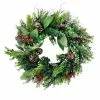 Brand new 🤩 24" Sugar Eucalyptus, Red Berry & Pinecone Wreath by Ashland® 🤩 -Ashland Sale Store 10698916 1