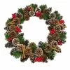 Cheap ✨ 22" Red Berry, Pinecone & Cinnamon Stick Wreath by Ashland® ⭐ -Ashland Sale Store 10698922 1
