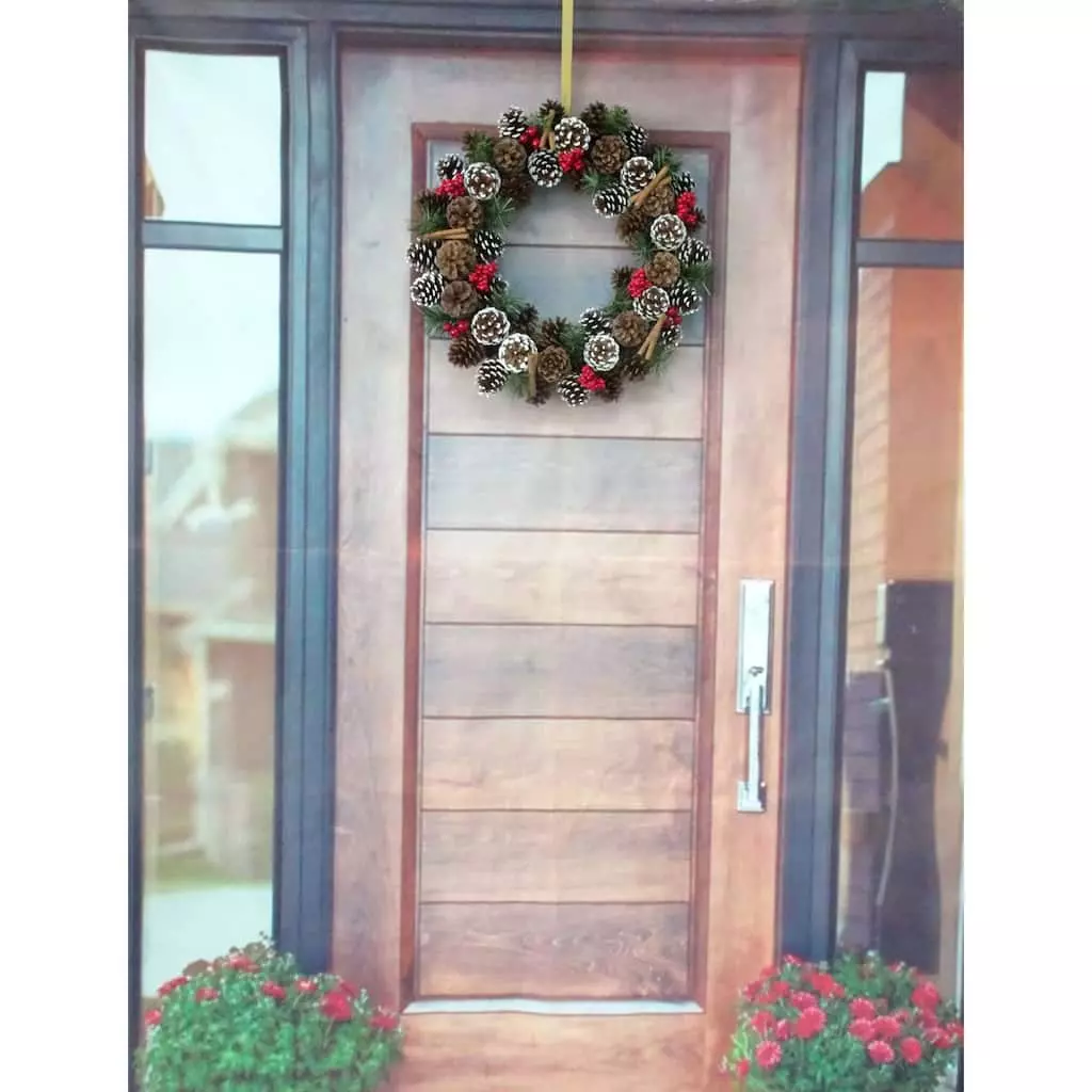 Cheap ✨ 22" Red Berry, Pinecone & Cinnamon Stick Wreath by Ashland® ⭐ 4 Cheap ✨ 22" Red Berry, Pinecone & Cinnamon Stick Wreath by Ashland® ⭐ - Image 2