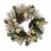 Budget ❤️ 24" Gold Ornament, Pinecone & Berry Wreath by Ashland® ⭐ -Ashland Sale Store 10698939 1