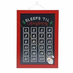 Budget 💯 19" Sleeps Til Christmas Wall Decoration by Ashland® 🧨