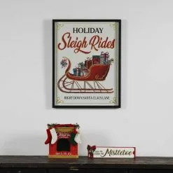 Coupon ⌛ 23" Holiday Sleigh Rides Wall Sign by Ashland® ⭐ -Ashland Sale Store 10698962 3