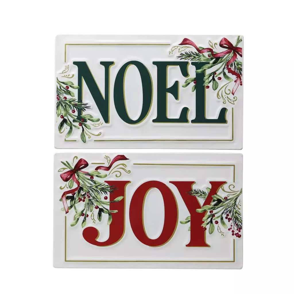 Discount ✨ Assorted 20" Noel & Joy Wall Sign by Ashland® ⭐ 3 Discount ✨ Assorted 20" Noel & Joy Wall Sign by Ashland® ⭐