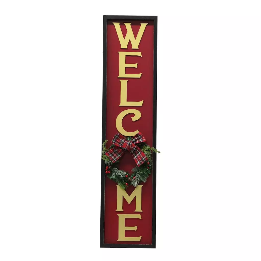 Best Pirce ✔️ 36" Welcome Wall Sign With Wreath by Ashland® 🔔 4 Best Pirce ✔️ 36" Welcome Wall Sign With Wreath by Ashland® 🔔 - Image 2