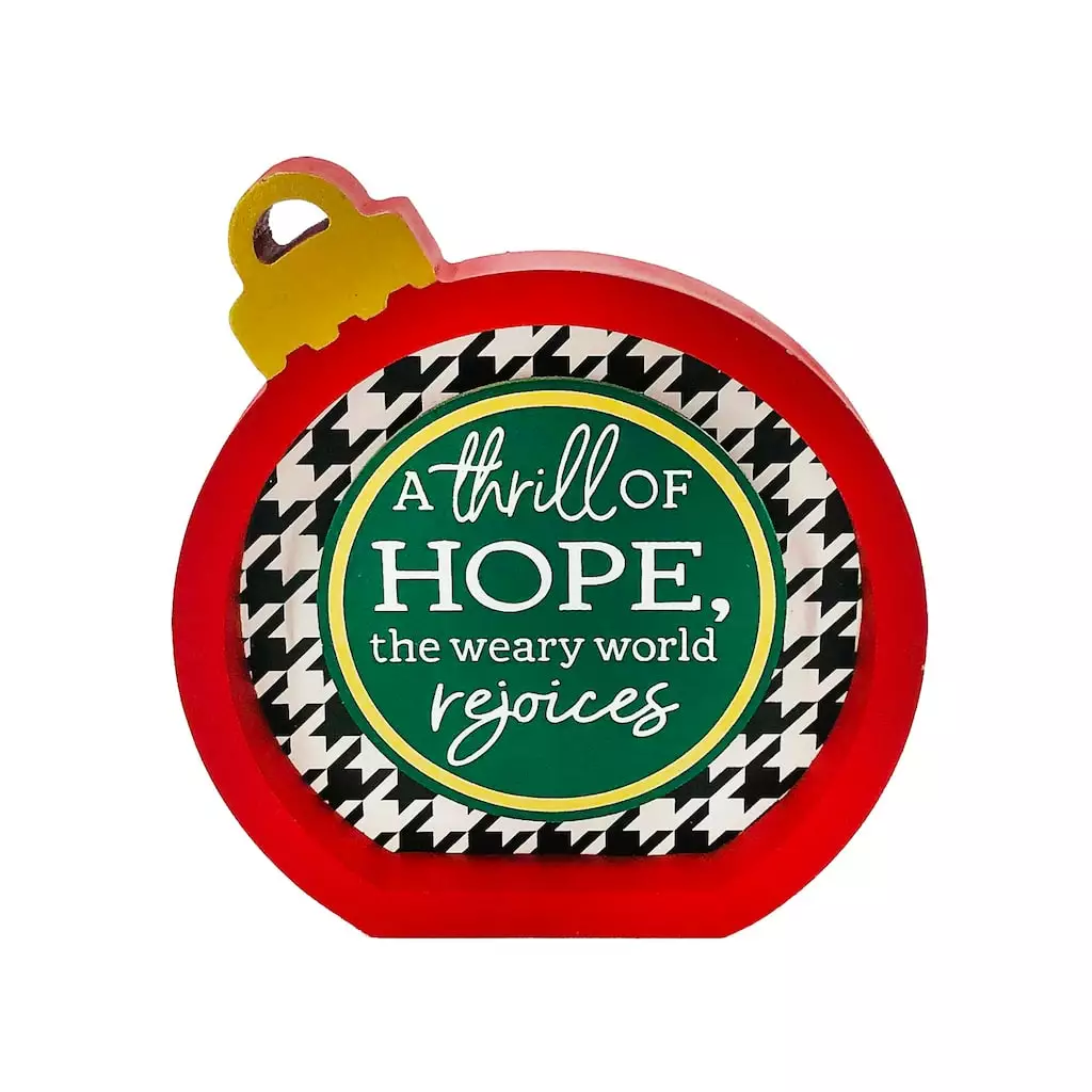 Best Pirce 💯 Assorted 7'' Ornament Tabletop Sign by Ashland® 🔥 4 Best Pirce 💯 Assorted 7'' Ornament Tabletop Sign by Ashland® 🔥 - Image 2